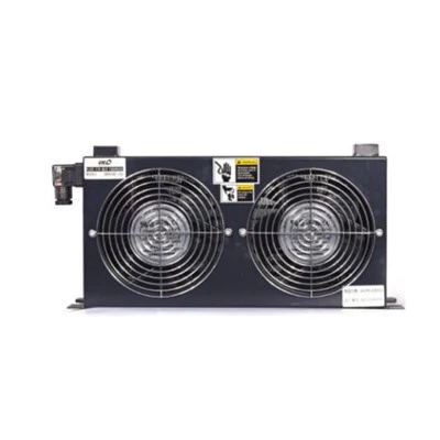 60L OEM Hydraulický mini vzduchový chladič vzduchu-Doska chladiča oleja s chladeným olejom-Rebrový výmenník tepla s elektrickým ventilátorom 12/24 V 220/380 V